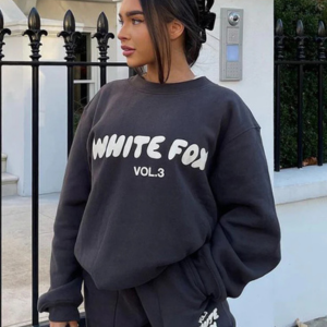 white fox hoodie