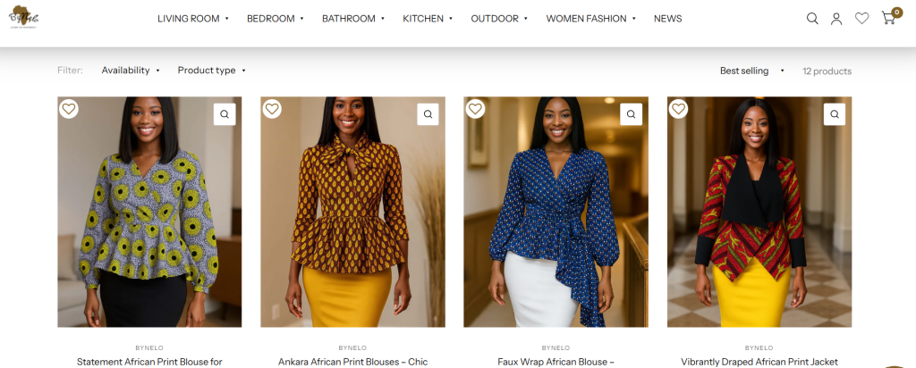 African blouse