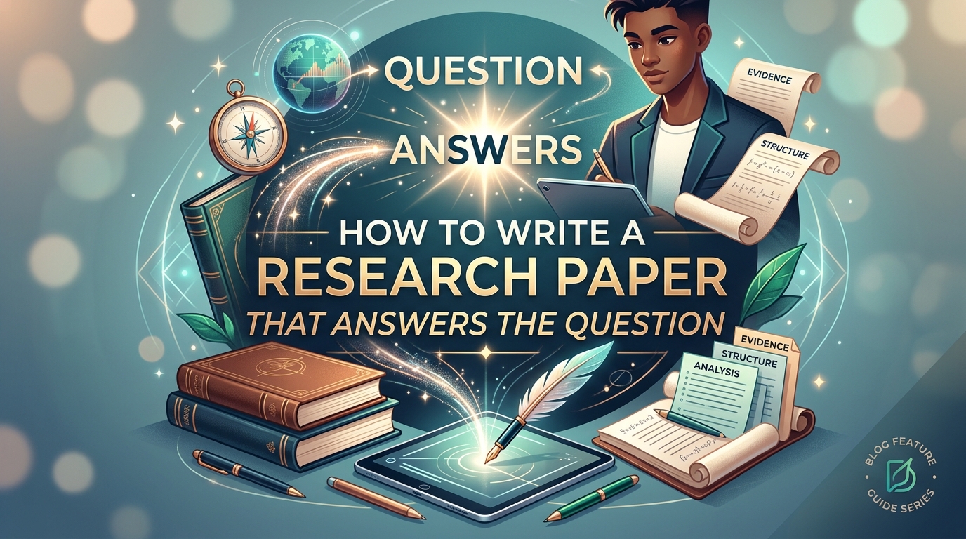 How to Write a Research Paper That Answers the Question
