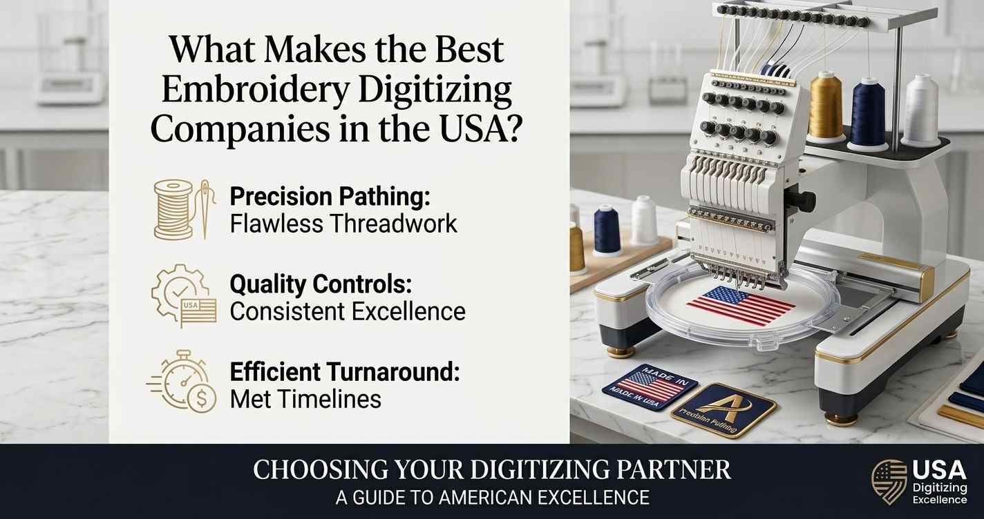 What Makes the Best Embroidery Digitizing Companies in the USA?
