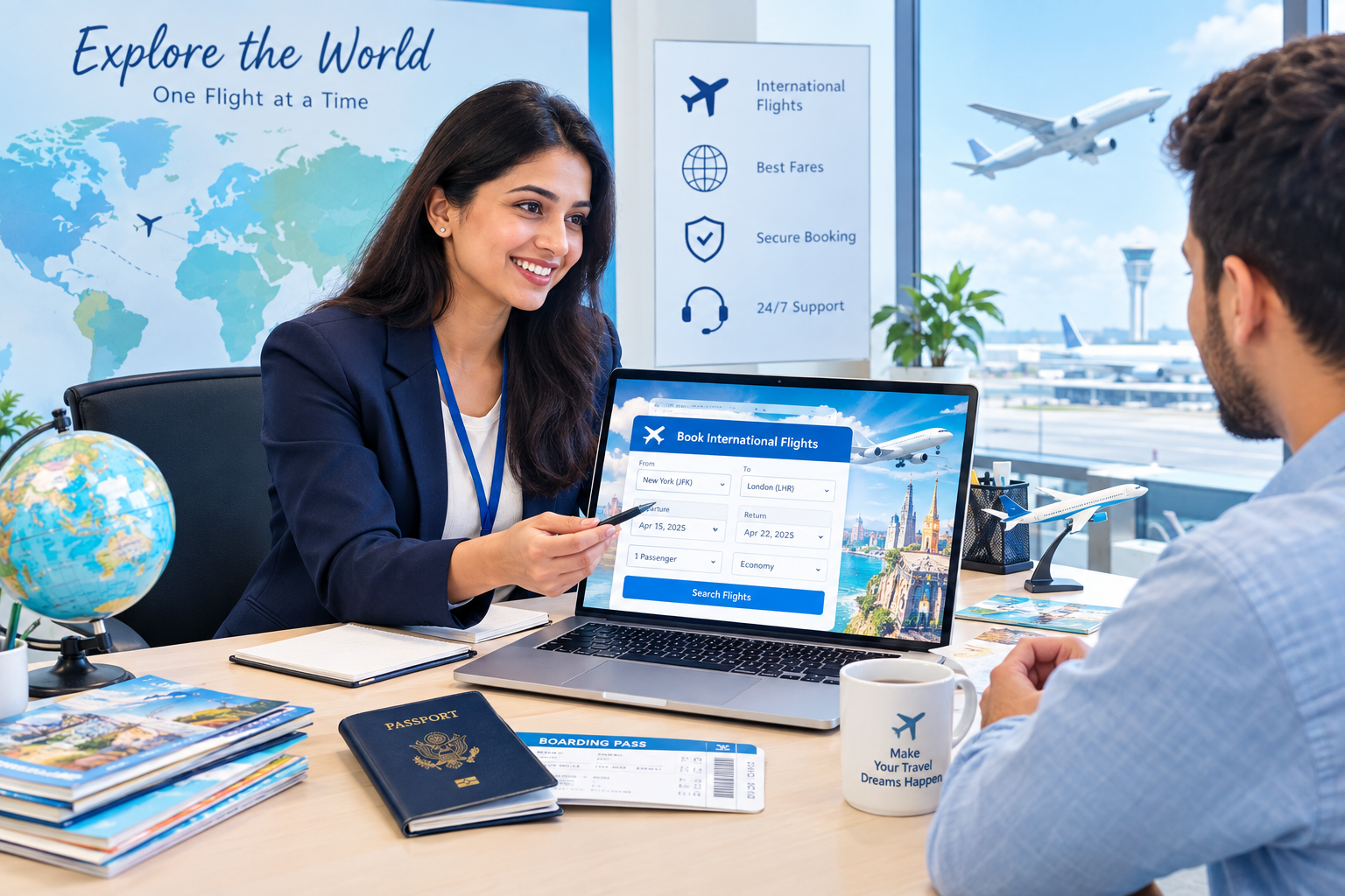 International Flight Travel Agent – Expert Flight Booking Assistance