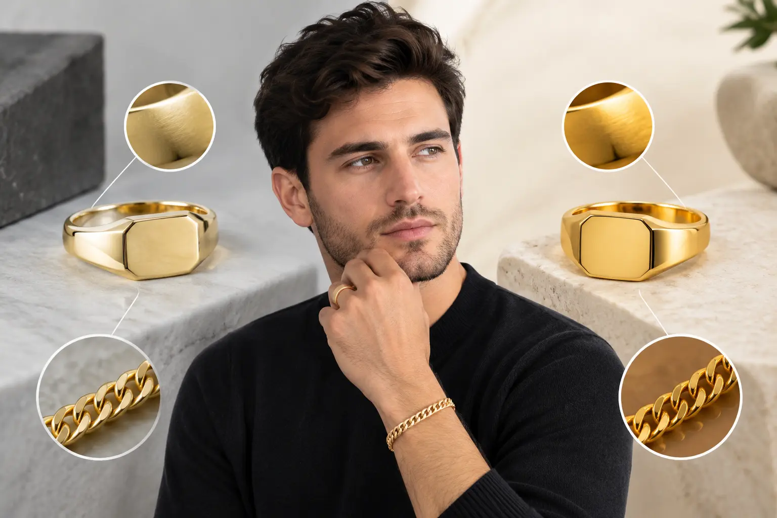 14K or 18K Gold: Which Is Better for Everyday Men’s Jewelry?