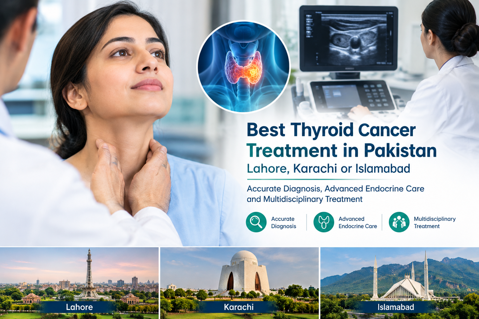 Best Thyroid Cancer Treatment in Pakistan - Lahore, Karachi or Islamabad | Accurate Diagnosis, Advanced Endocrine Care and Multidisciplinary Treatment