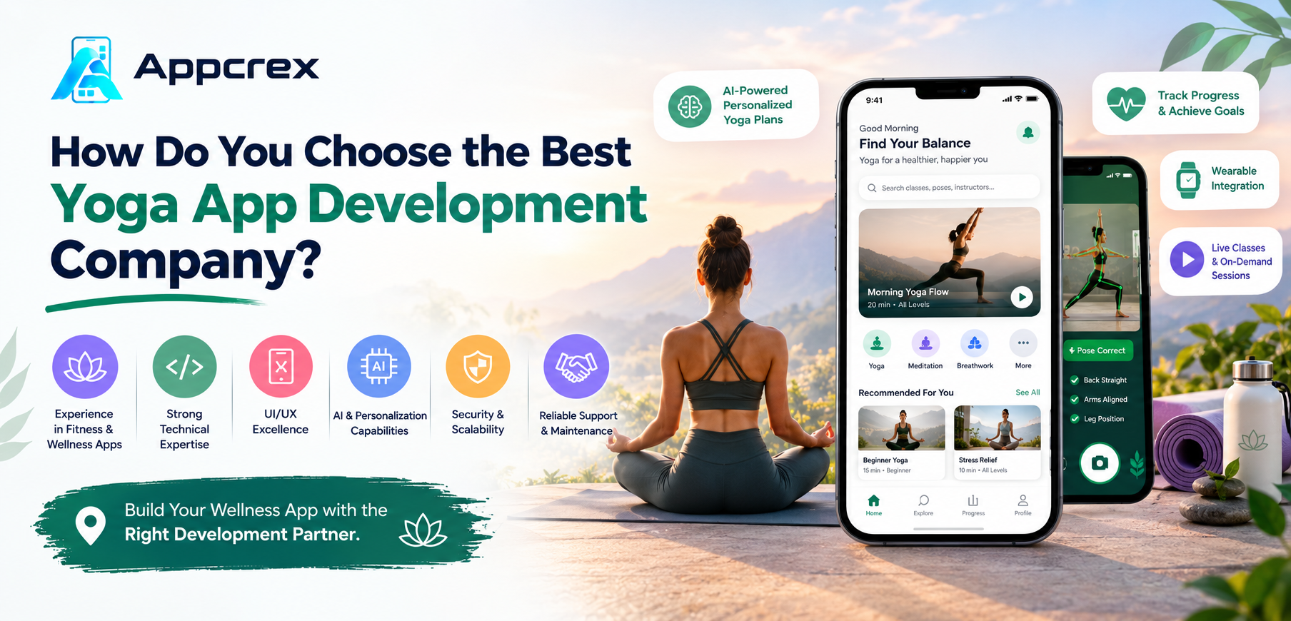 Yoga app development