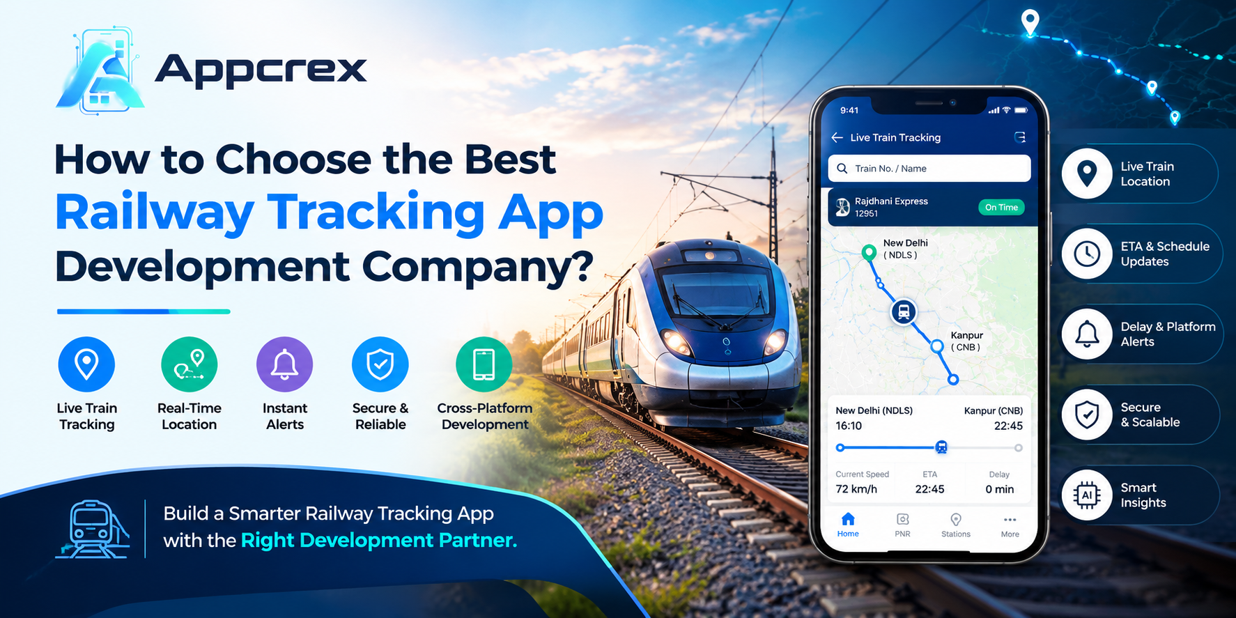 How to Choose the Best Railway Tracking App Development Company?