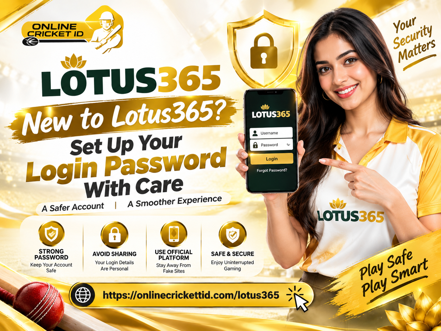 New to Lotus365 Set Up Your Login Password With Care