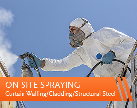 on-site spray painting