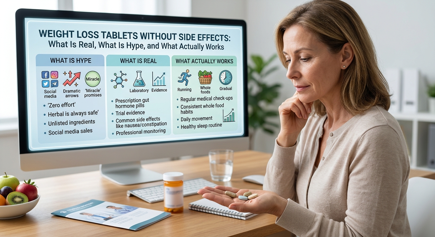 Weight Loss Tablets Without Side Effects - What Is Real, What Is Hype and What Actually Works